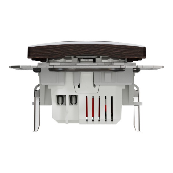 USB розетка типу А+С, 2,4 А, Венге Sedna Elements (SDD181402)