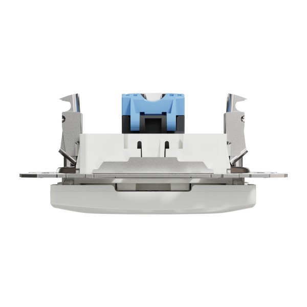 Комп'ютерна розетка, RJ45 CAT6 UTP, Біла, Sedna Design (SDD111461)