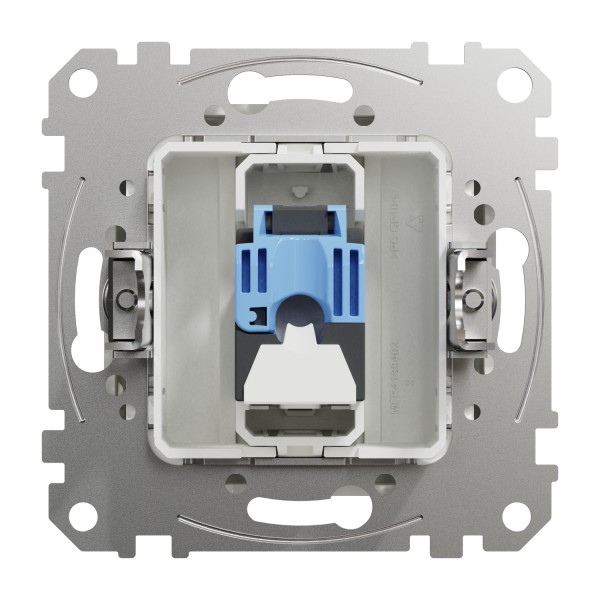 Комп'ютерна розетка, RJ45 CAT6 UTP, Біла, Sedna Design (SDD111461)