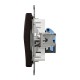 Комп'ютерна розетка, RJ45 CAT6 UTP, Венге, Sedna Elements (SDD181461)