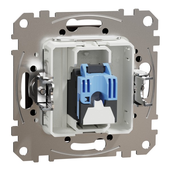 Комп'ютерна розетка, RJ45 CAT6 UTP, Венге, Sedna Elements (SDD181461)