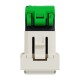 Розетка компьютерная RJ45, категория 5 STP, 1 модуль, бежевая Unica New Studio (NU341244)