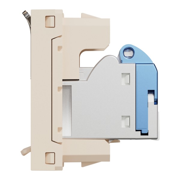 Розетка комп'ютерна RJ45, категорія 6 STP, 1 модуль, бежева Unica New Studio (NU341644)