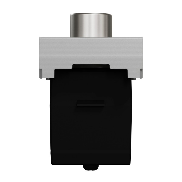 Розетка TV одинарная, 1 модуль алюминий (NU346130)