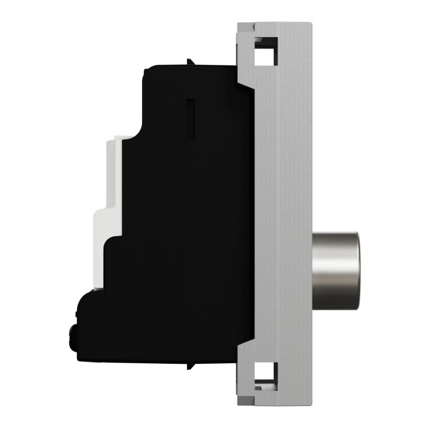 Розетка TV одинарная, 1 модуль алюминий (NU346130)