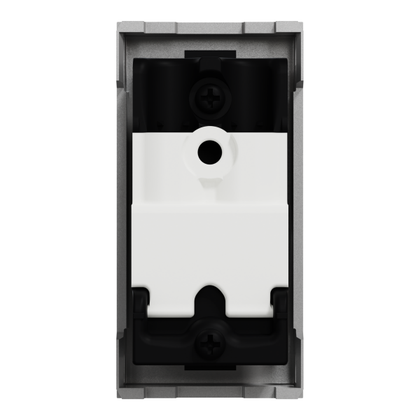 Розетка TV одинарная, 1 модуль алюминий (NU346130)