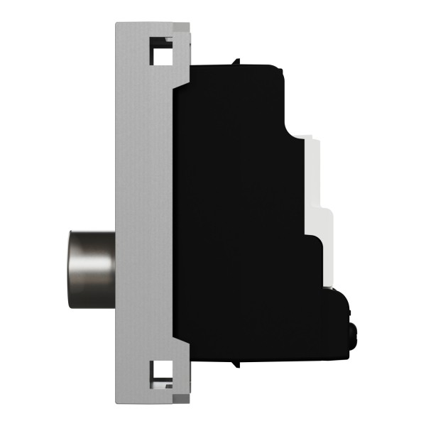 Розетка TV одинарная, 1 модуль алюминий (NU346130)