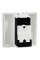 Розетка TV одинарна, 2 модулі білий (NU346218)