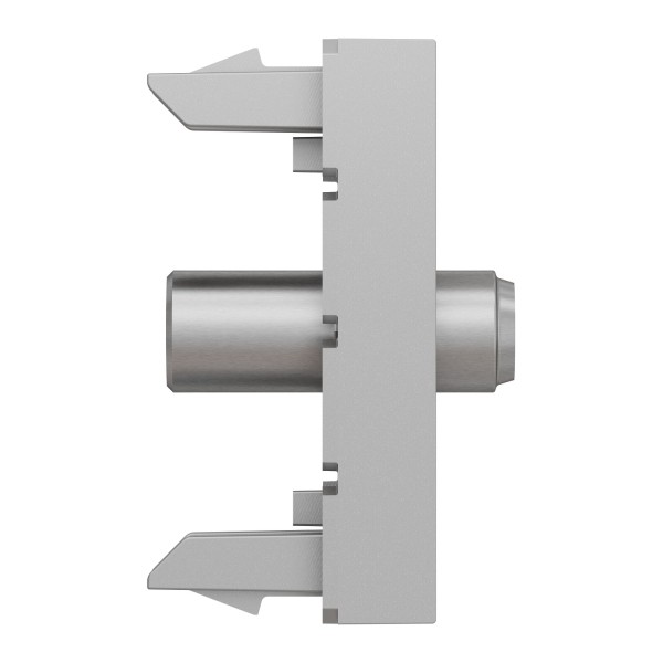 Розетка Coaxial F-type, 1 модуль алюм (NU346830)