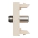 Розетка Coaxial F-type, 1 модуль, бежевая Unica New Studio (NU346844)