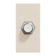 Розетка Coaxial F-type, 1 модуль, бежевая Unica New Studio (NU346844)