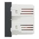 Розетка USB подв. 2.1А 2 модуля антрацита (NU341854)