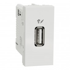 Розетка USB 1 модуль белый (NU342818)