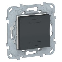 NEW UNICA - KNX кнопковий вимикач, Антрацит (NU553054)