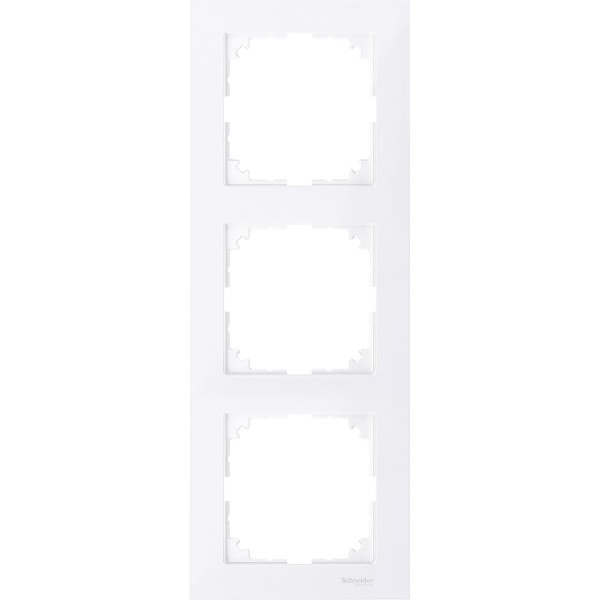 M-Pure Рамка, 3-постовая Активно-белая (MTN4030-3625)