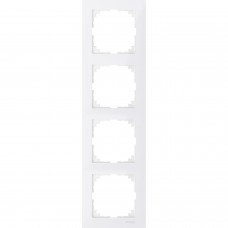 Рамка 4 постовая, Полярный белый, M-Pure (MTN4040-3619)