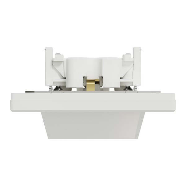 Розетка двойная с заземлением Белая Asfora (EPH9900121)