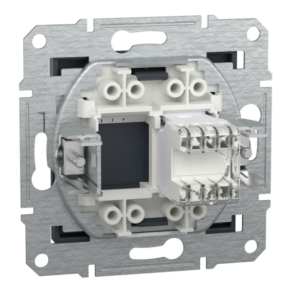 Розетка компьютерная RJ45 UTP категория 5Е Asfora Антрацит (EPH4300171)