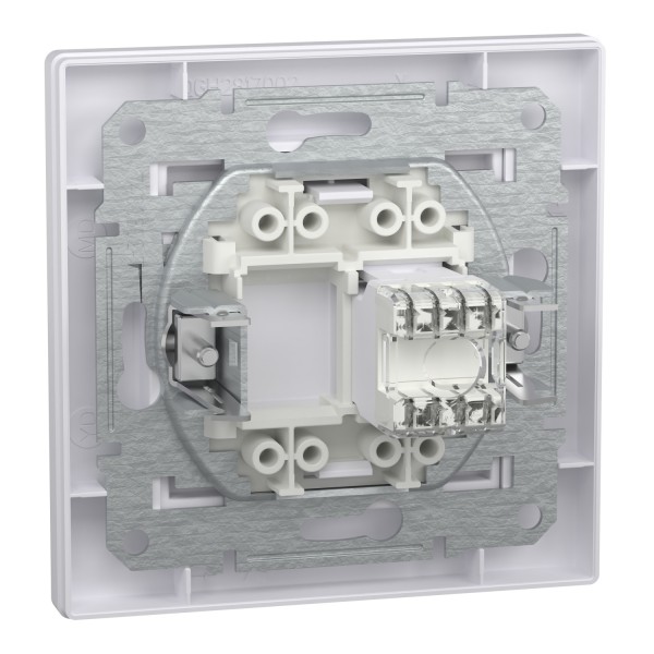 Розетка комп'ютерна RJ45 UTP категорія 6 Біла Asfora (EPH4700121)