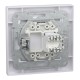 Розетка комп'ютерна RJ45 UTP категорія 6 Біла Asfora (EPH4700121)