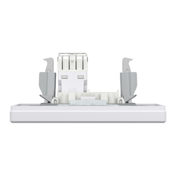 Розетка комп'ютерна RJ45 UTP категорія 6 Біла Asfora (EPH4700121)