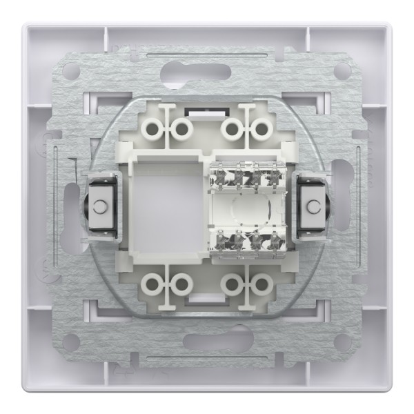 Розетка комп'ютерна RJ45 UTP категорія 6 Біла Asfora (EPH4700121)