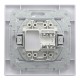 Розетка комп'ютерна RJ45 UTP категорія 6 Біла Asfora (EPH4700121)