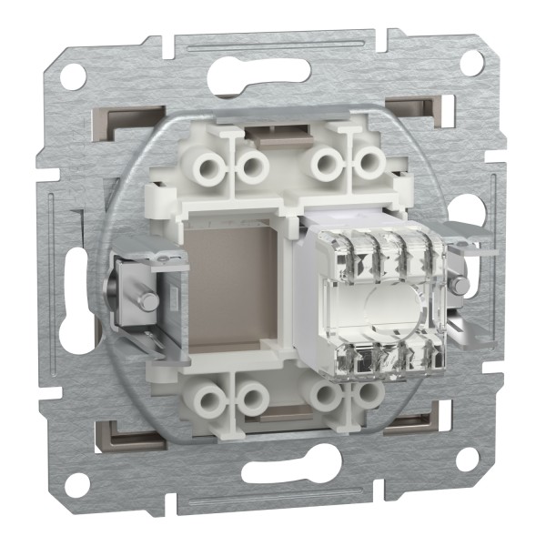 Розетка компьютерная RJ45 UTP категория 6 Asfora Бронза (EPH4700169)
