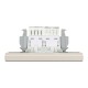 Розетка комп'ютерна RJ45 категорія  5Е І ТЕЛЕФОННА Розетка RJ12 Крем Asfora (EPH4900123)