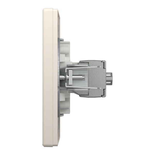 Розетка компьютерная RJ45 STP категория 5Е Крем Asfora (EPH5000123)