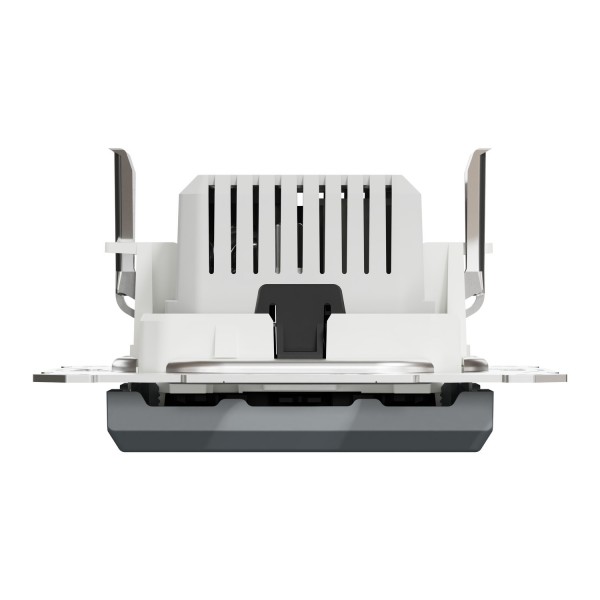 Подвійна USB зарядка 2.4 A Asfora сталь (EPH2700362)