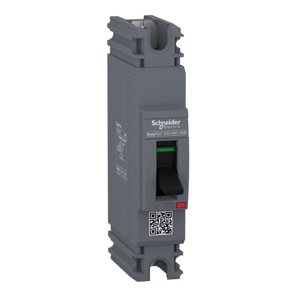 Автоматичний вимикач в литому корпусі EasyPact EZC100H 1P 25кА 100A (EZC100H1100)