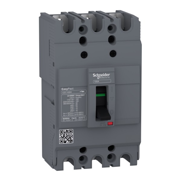 Автоматический выключатель в литом корпусе EasyPact EZC100H 3P 30кА 32А (EZC100H3032)