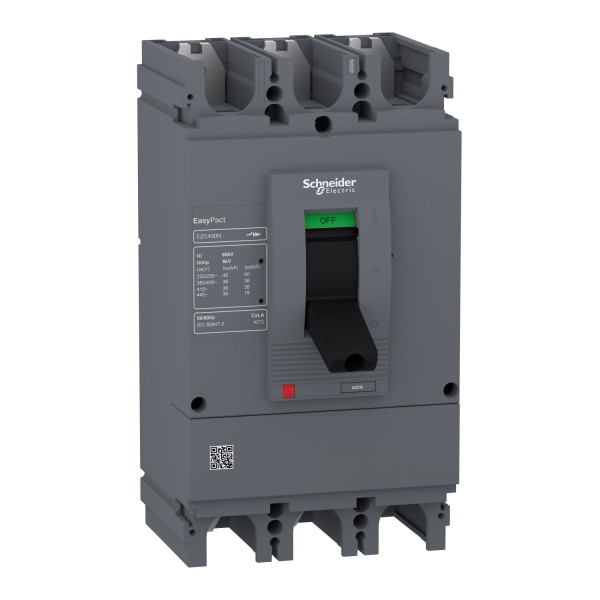Автоматический выключатель в литом корпусе EasyPact EZC400N 3P3D 36кА 320А (EZC400N3320N)