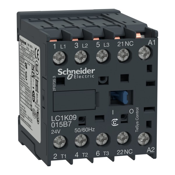 Контактор TeSys K 3P 12A НЗ ~230В ПЛАТ (LC1K12015P7)