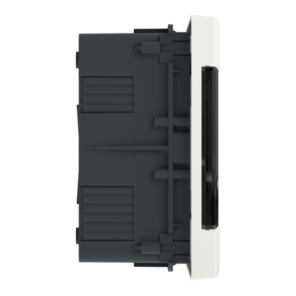 Щит пластиковий Easy9 EU, врізний, 1 ряд 8 модулів, димчасті двері (EZ9EUA108)