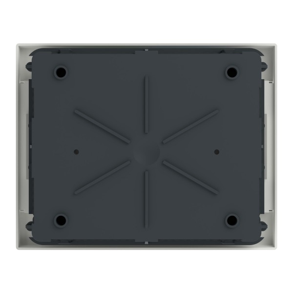 Щит пластиковий Easy9 EU, врізний, 1 ряд 8 модулів, димчасті двері (EZ9EUA108)