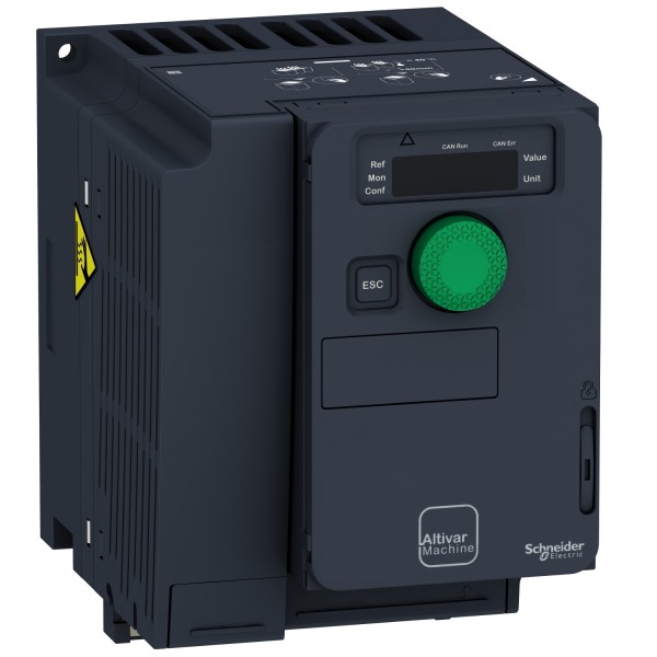 Перетворювач частоти ATV320C 1,5кВт 220В, 3ф живлення, компакт, без ЕМС-фільтру (ATV320U15M3C)