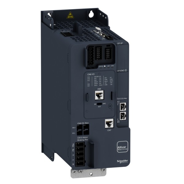 Преобразователь частоты ATV340 5,5 кВт 380-480В, IP20, Sercos с ЭМС-фильтром кат.C3 (ATV340U55N4S)