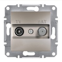 TV-SAT Розетка Кінцева А Asfora Бронза (EPH3400169)