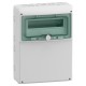 Універсальний щит для розетки, Mureva, 1х12 модулів, (Ш)340мм х (В)460мм, без клемного блоку (13192)
