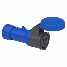Кабельная розетка PratiKa, прямая, 16 A, 2P+E, 200-250 B AC, IP67 (PKF16M723)