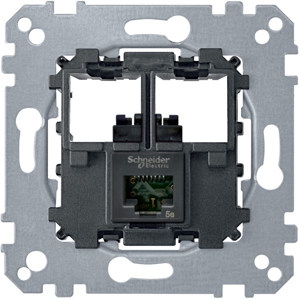 Механизм компьютерной розетки RJ45,1-ПОСТ, категория 5e UTP (MTN4575-0001)