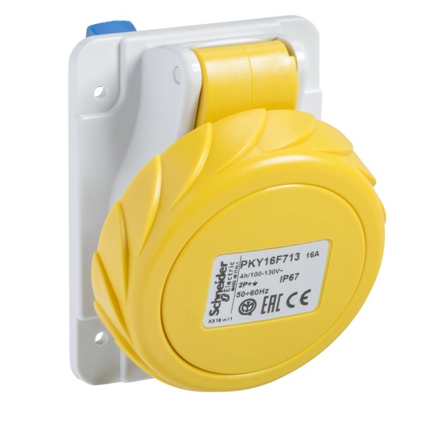 Панельная розетка угловая PK PRATIKA коннектор (PKY32F715)