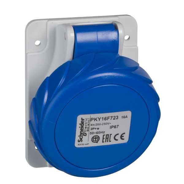 Панельная розетка угловая PK PRATIKA коннектор (PKY32F725)
