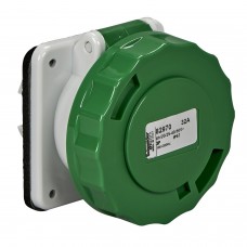 Промислова розетка PratiKa - 32 A - 3P - 20...25 V AC - IP67 (82970)