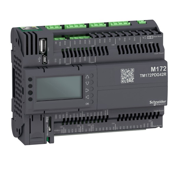 Modicon M172 Программируемый логический контроллер 42 I/Os, Ethernet, Modbus (TM172PDG42R)