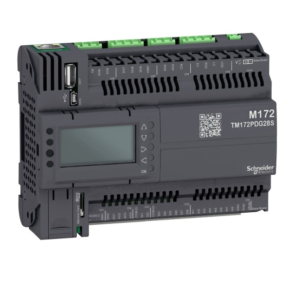 Modicon M171/M172/M173, Программируемый логический контроллер 28 IO, Modbus (TM172PDG28S)
