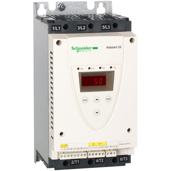 Пристрій плавного пуску ATS22 17A байпас двигун зірка чи трикутник (ATS22D17Q)