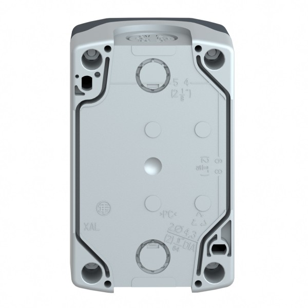 Постовая контрольная коробка с 2 кнопками (XALD222E)